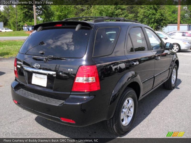 Black / Beige 2007 Kia Sorento EX