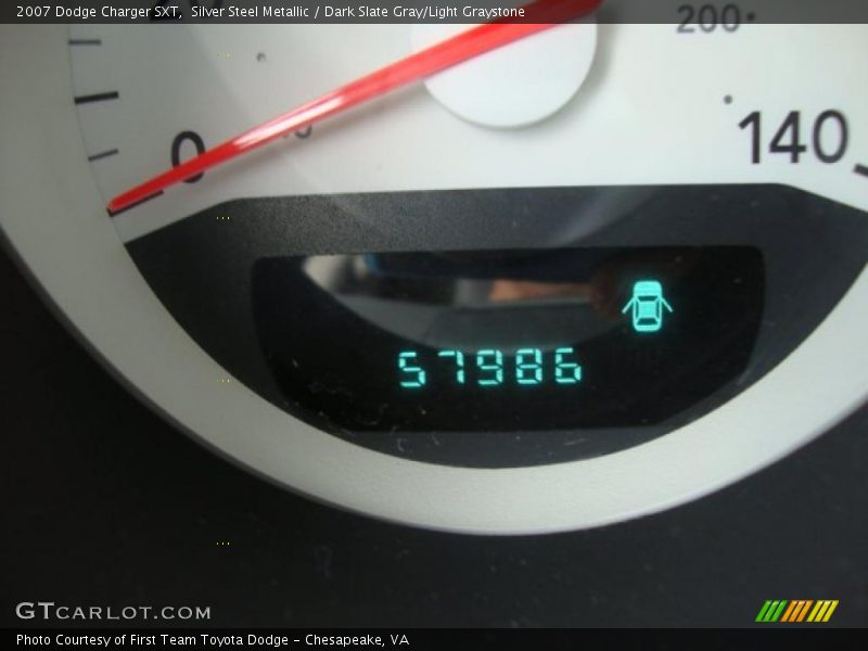 Silver Steel Metallic / Dark Slate Gray/Light Graystone 2007 Dodge Charger SXT