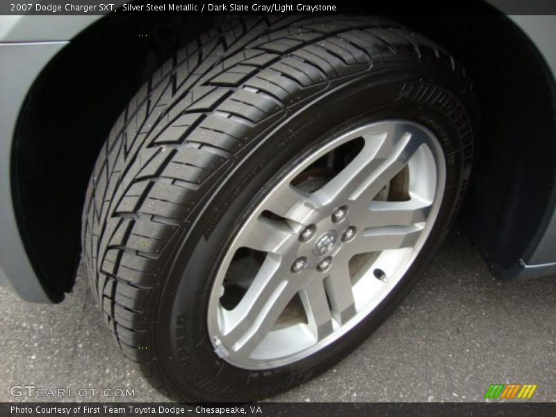 Silver Steel Metallic / Dark Slate Gray/Light Graystone 2007 Dodge Charger SXT