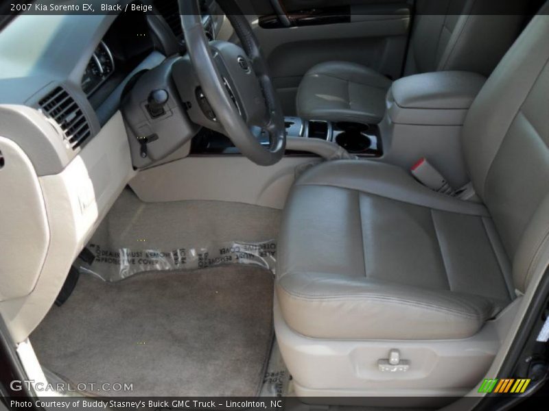 Black / Beige 2007 Kia Sorento EX