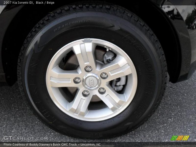 Black / Beige 2007 Kia Sorento EX