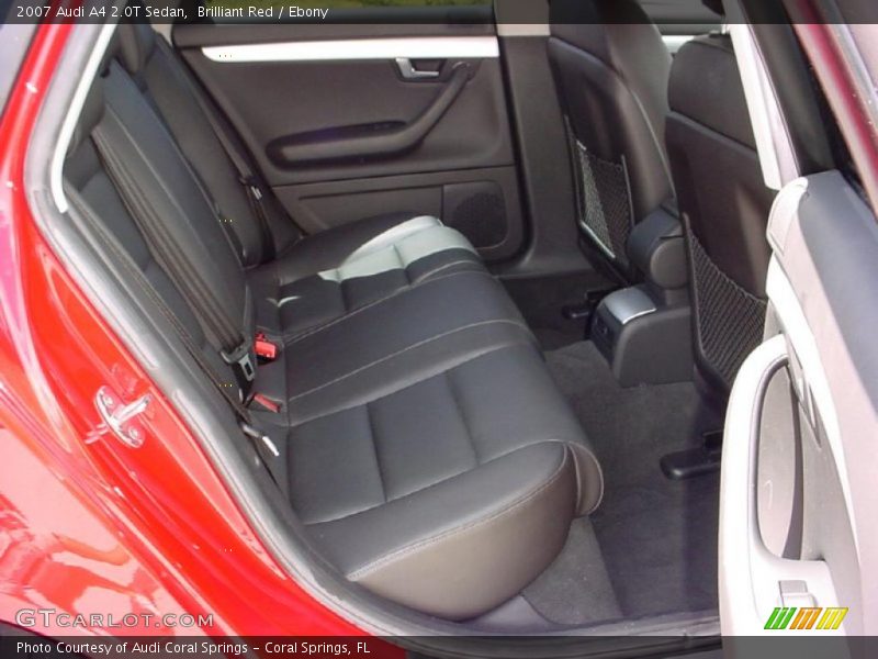 Brilliant Red / Ebony 2007 Audi A4 2.0T Sedan