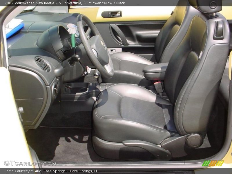 Sunflower Yellow / Black 2007 Volkswagen New Beetle 2.5 Convertible