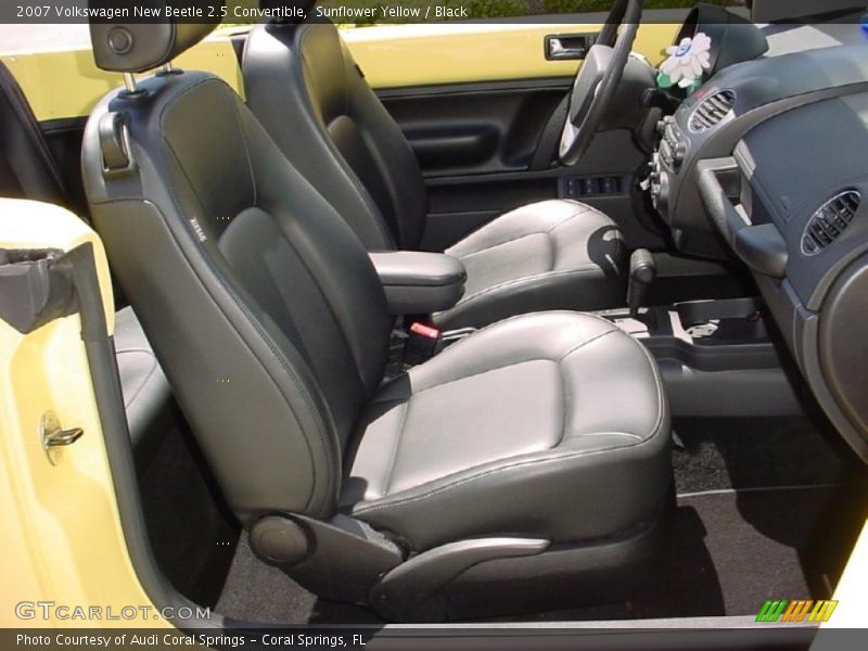 Sunflower Yellow / Black 2007 Volkswagen New Beetle 2.5 Convertible