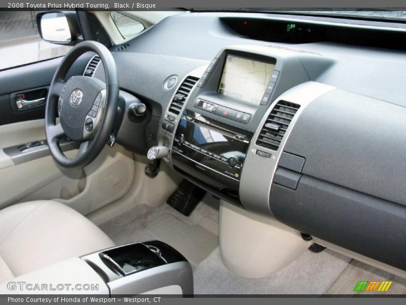 Black / Bisque 2008 Toyota Prius Hybrid Touring