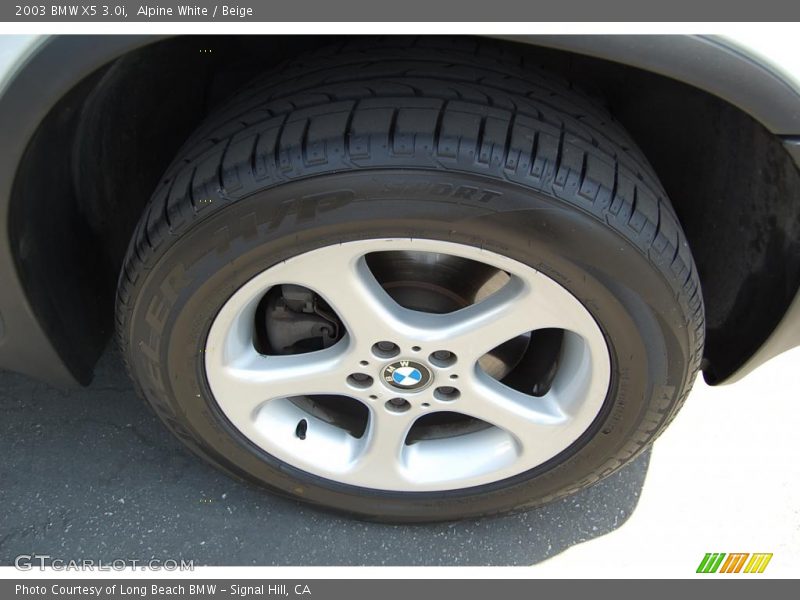 Alpine White / Beige 2003 BMW X5 3.0i