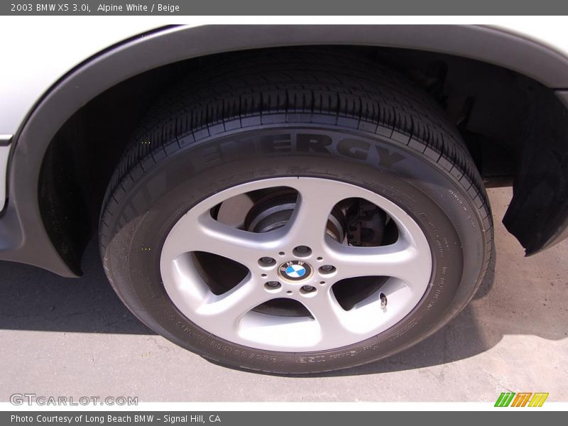 Alpine White / Beige 2003 BMW X5 3.0i