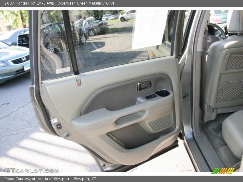 Aberdeen Green Metallic / Olive 2007 Honda Pilot EX-L 4WD