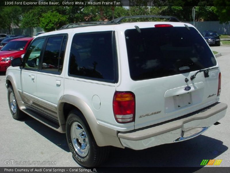 Oxford White / Medium Prairie Tan 1998 Ford Explorer Eddie Bauer