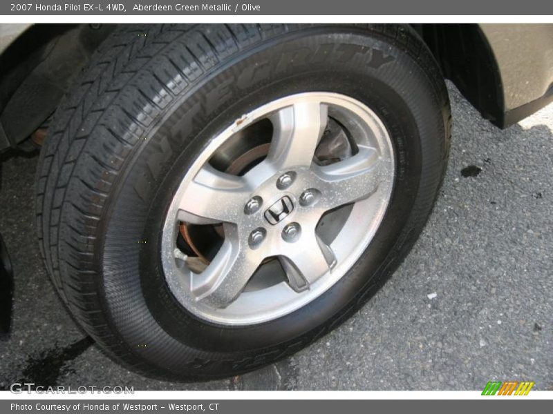 Aberdeen Green Metallic / Olive 2007 Honda Pilot EX-L 4WD