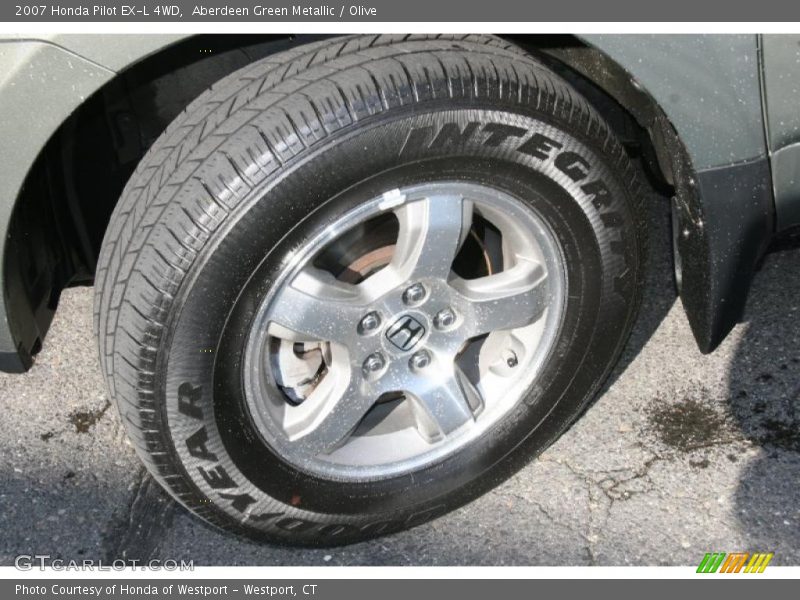 Aberdeen Green Metallic / Olive 2007 Honda Pilot EX-L 4WD