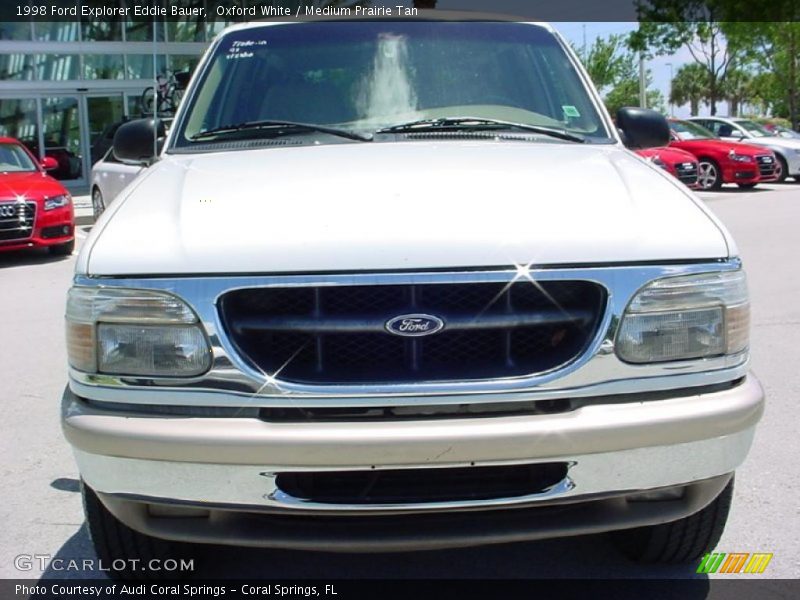 Oxford White / Medium Prairie Tan 1998 Ford Explorer Eddie Bauer