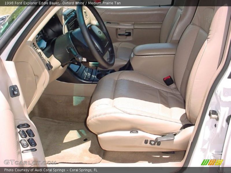 Oxford White / Medium Prairie Tan 1998 Ford Explorer Eddie Bauer