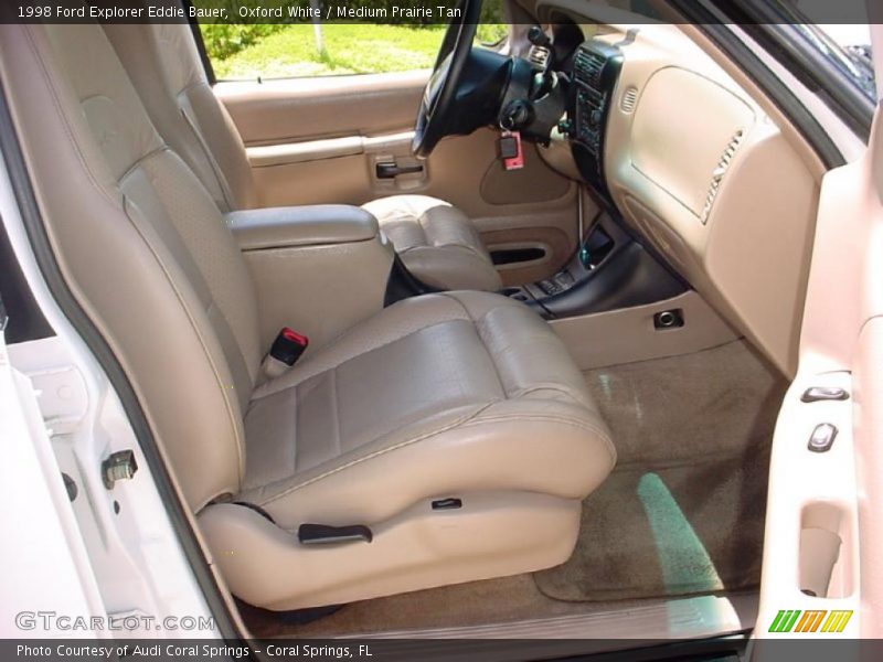 Oxford White / Medium Prairie Tan 1998 Ford Explorer Eddie Bauer