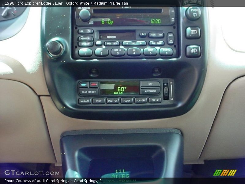 Oxford White / Medium Prairie Tan 1998 Ford Explorer Eddie Bauer