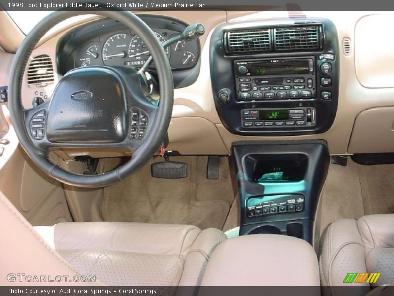 Oxford White / Medium Prairie Tan 1998 Ford Explorer Eddie Bauer