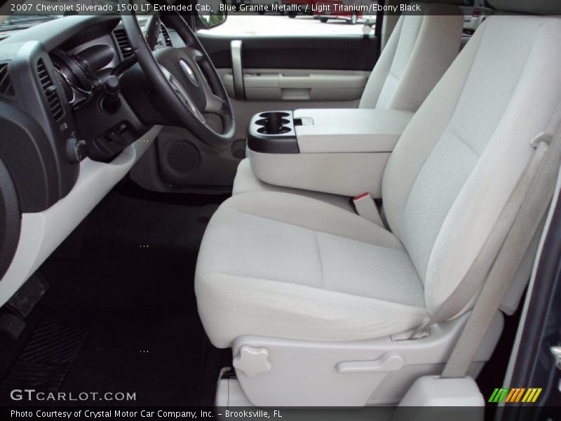 Blue Granite Metallic / Light Titanium/Ebony Black 2007 Chevrolet Silverado 1500 LT Extended Cab