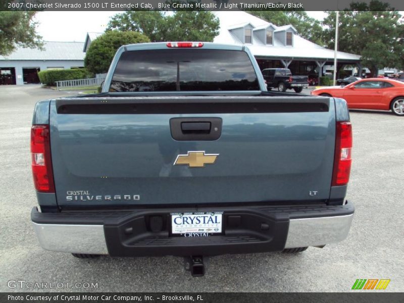 Blue Granite Metallic / Light Titanium/Ebony Black 2007 Chevrolet Silverado 1500 LT Extended Cab