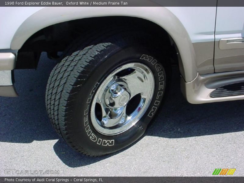 Oxford White / Medium Prairie Tan 1998 Ford Explorer Eddie Bauer