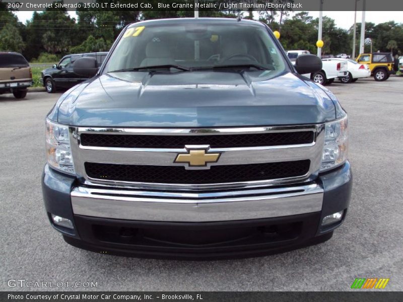 Blue Granite Metallic / Light Titanium/Ebony Black 2007 Chevrolet Silverado 1500 LT Extended Cab