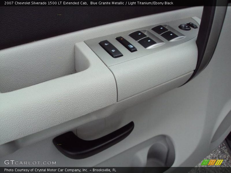 Blue Granite Metallic / Light Titanium/Ebony Black 2007 Chevrolet Silverado 1500 LT Extended Cab