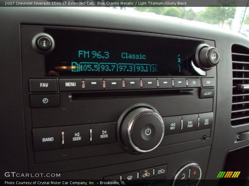 Blue Granite Metallic / Light Titanium/Ebony Black 2007 Chevrolet Silverado 1500 LT Extended Cab