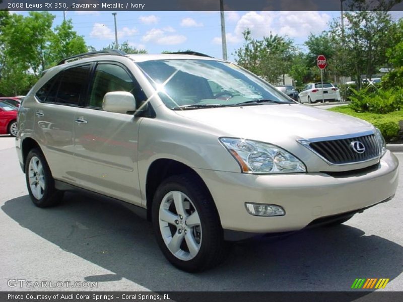 Savannah Metallic / Ivory 2008 Lexus RX 350