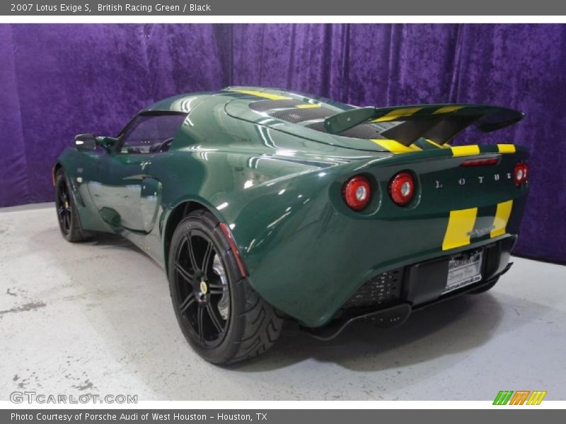 British Racing Green / Black 2007 Lotus Exige S