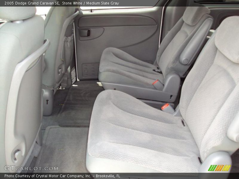 Stone White / Medium Slate Gray 2005 Dodge Grand Caravan SE