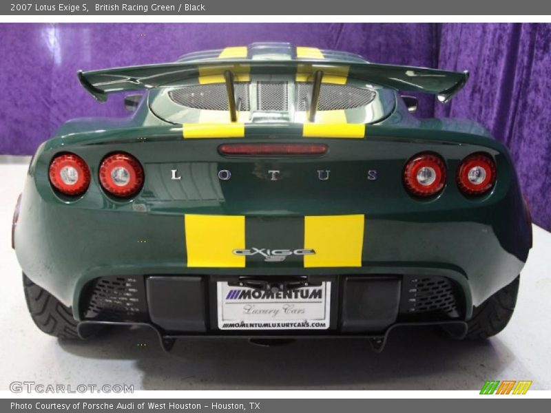 British Racing Green / Black 2007 Lotus Exige S