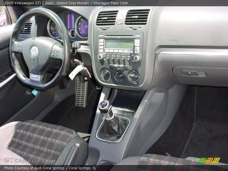 United Grey Metallic / Interlagos Plaid Cloth 2008 Volkswagen GTI 2 Door