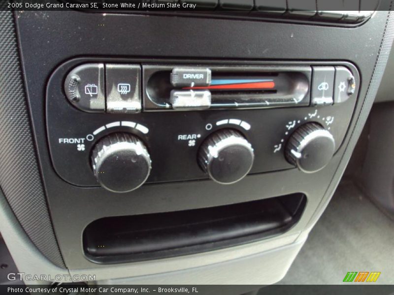 Stone White / Medium Slate Gray 2005 Dodge Grand Caravan SE