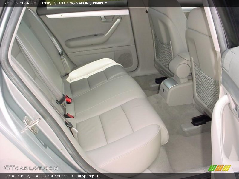 Quartz Gray Metallic / Platinum 2007 Audi A4 2.0T Sedan