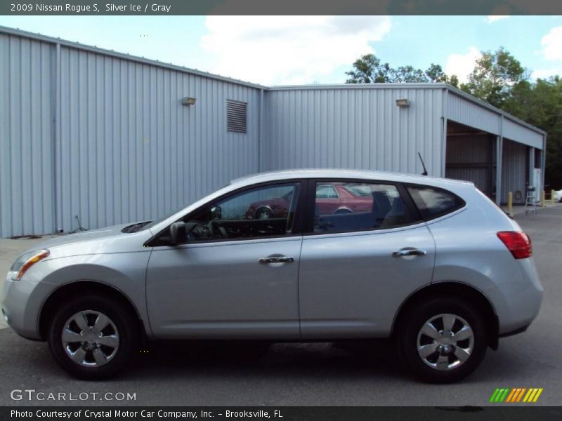 Silver Ice / Gray 2009 Nissan Rogue S