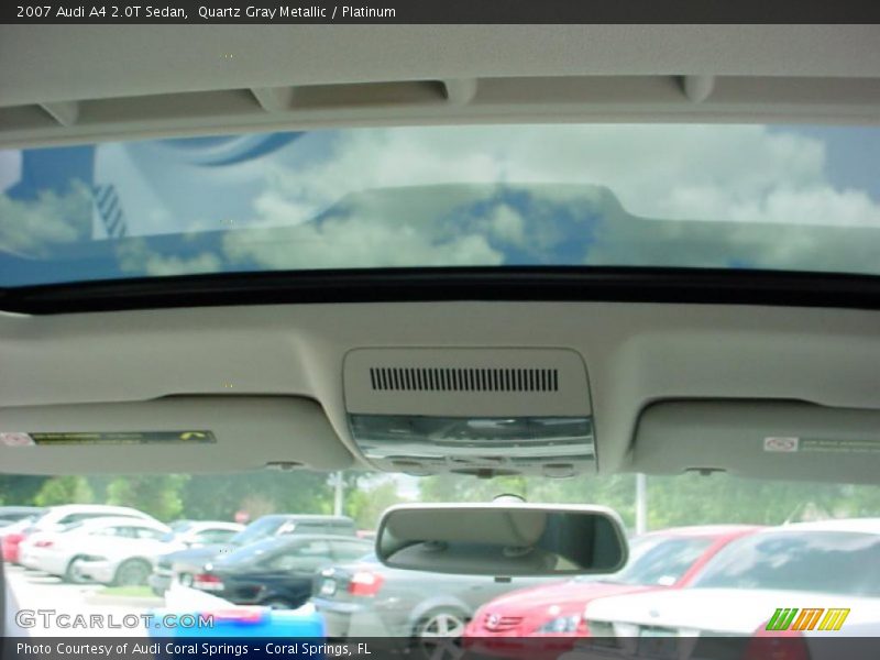 Quartz Gray Metallic / Platinum 2007 Audi A4 2.0T Sedan