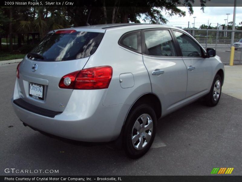 Silver Ice / Gray 2009 Nissan Rogue S