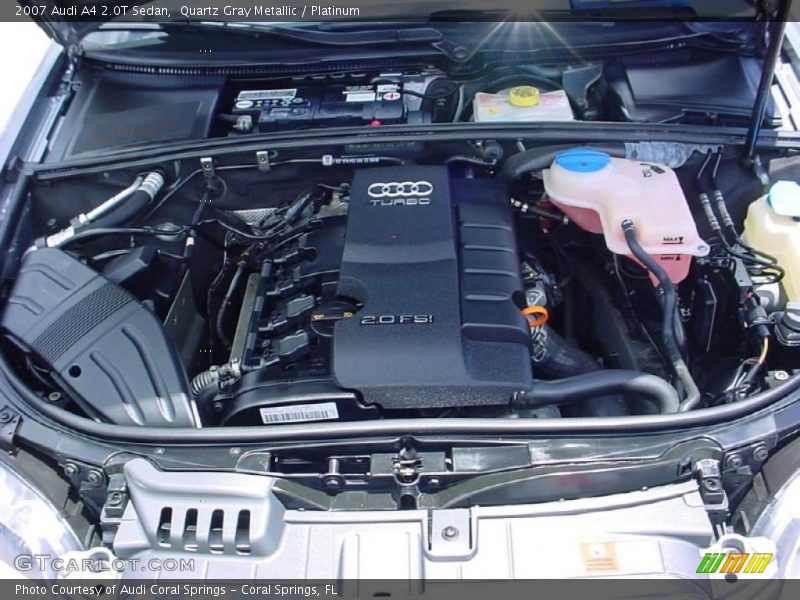 Quartz Gray Metallic / Platinum 2007 Audi A4 2.0T Sedan