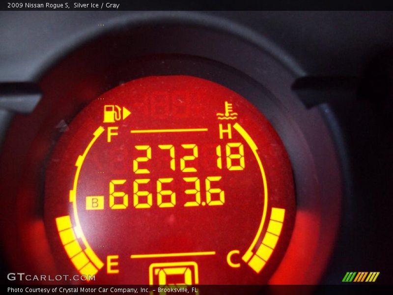 Silver Ice / Gray 2009 Nissan Rogue S
