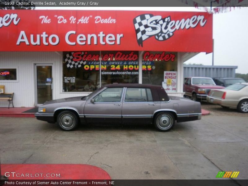 Academy Gray / Gray 1993 Cadillac DeVille Sedan
