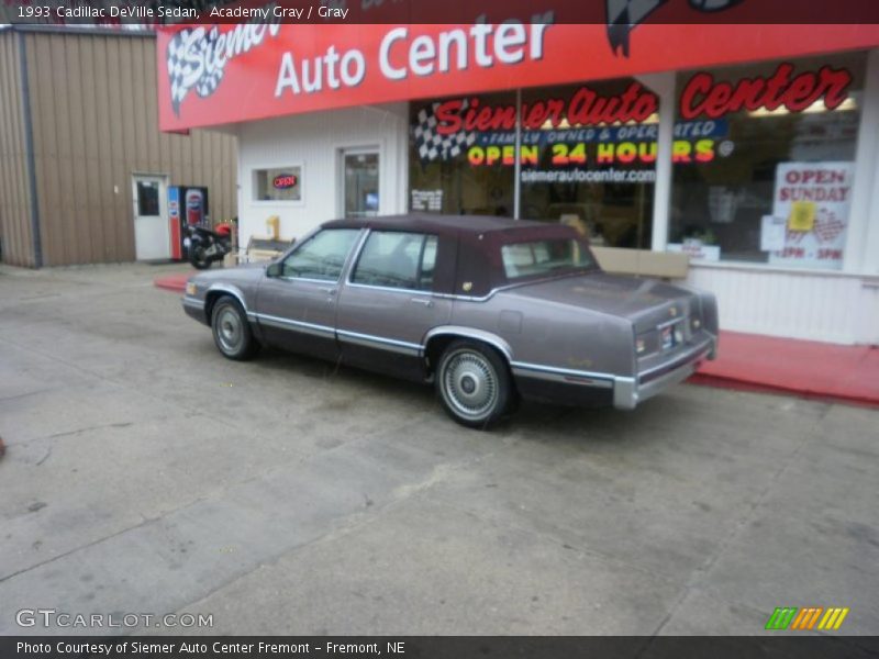Academy Gray / Gray 1993 Cadillac DeVille Sedan