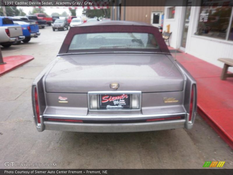 Academy Gray / Gray 1993 Cadillac DeVille Sedan