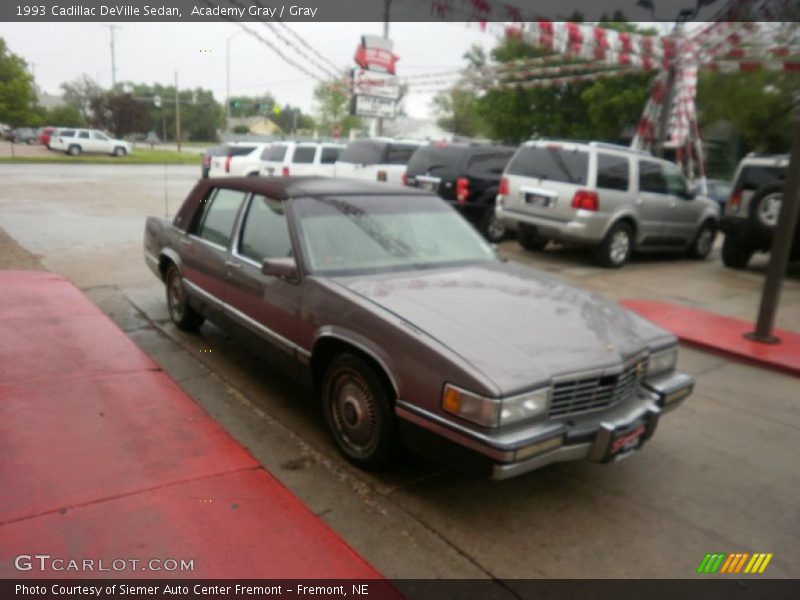 Academy Gray / Gray 1993 Cadillac DeVille Sedan