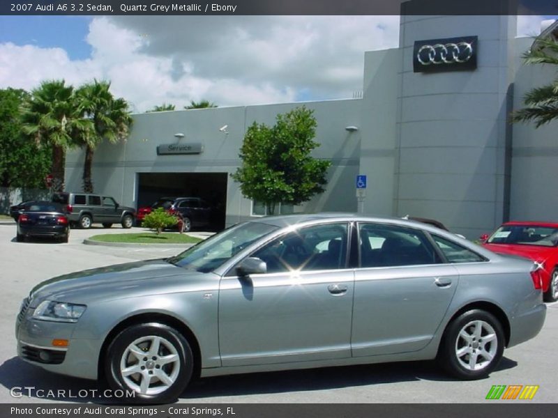 Quartz Grey Metallic / Ebony 2007 Audi A6 3.2 Sedan