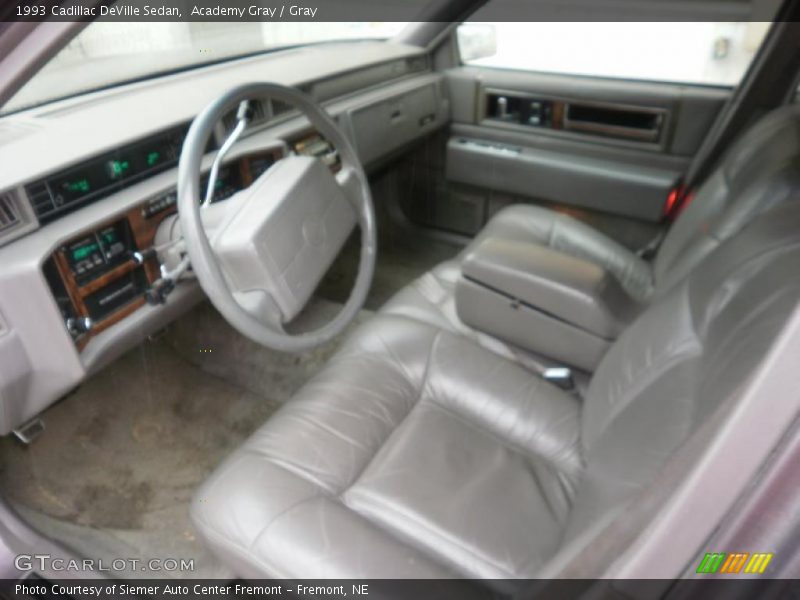 Academy Gray / Gray 1993 Cadillac DeVille Sedan