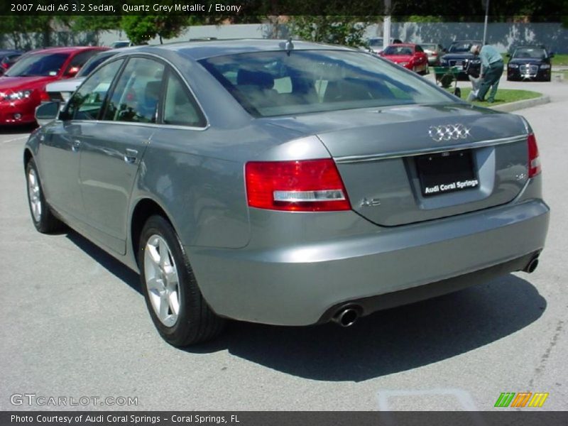 Quartz Grey Metallic / Ebony 2007 Audi A6 3.2 Sedan