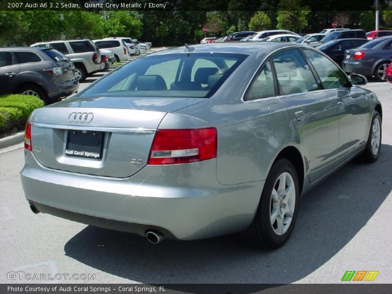 Quartz Grey Metallic / Ebony 2007 Audi A6 3.2 Sedan