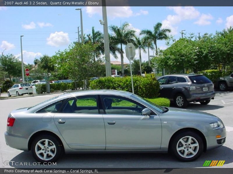Quartz Grey Metallic / Ebony 2007 Audi A6 3.2 Sedan