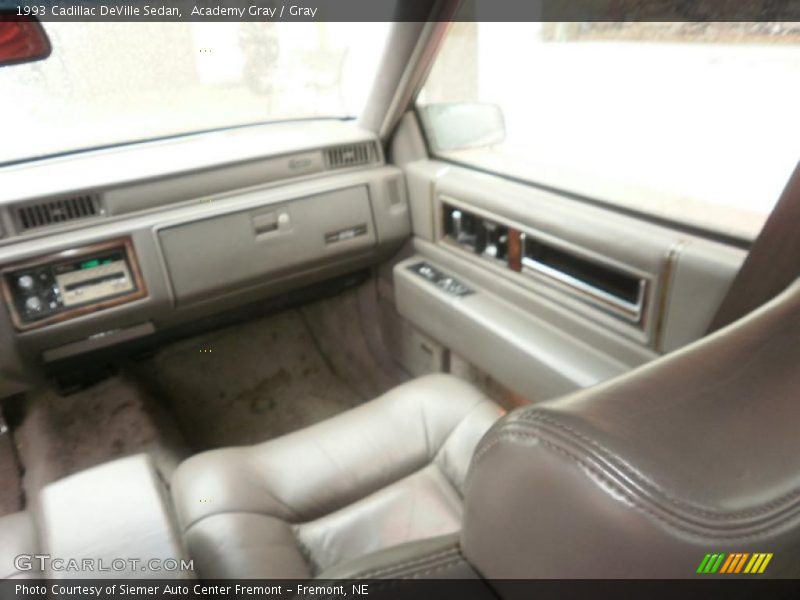 Academy Gray / Gray 1993 Cadillac DeVille Sedan
