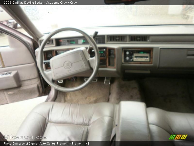 Academy Gray / Gray 1993 Cadillac DeVille Sedan