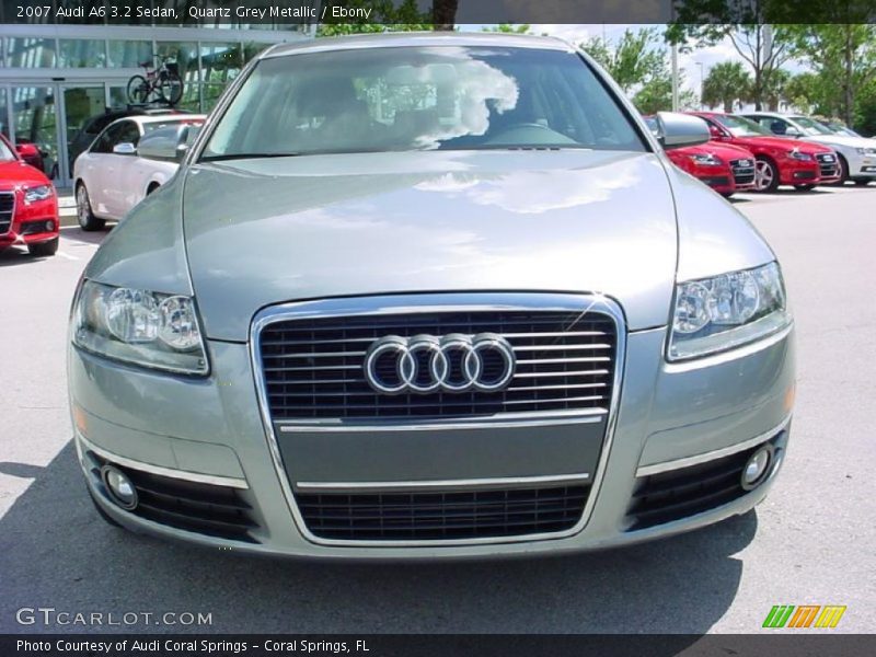 Quartz Grey Metallic / Ebony 2007 Audi A6 3.2 Sedan